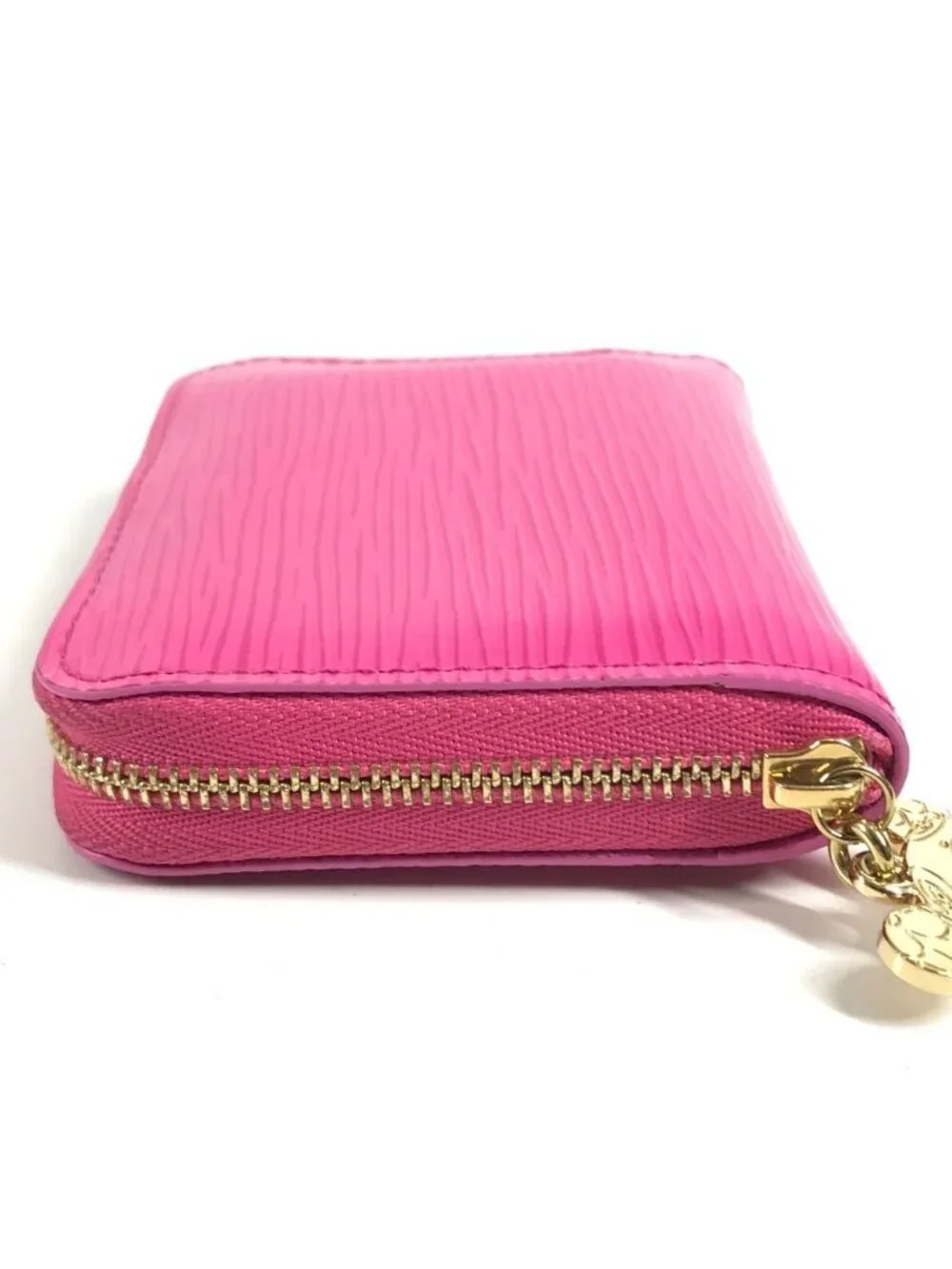 Louis Vuitton Coin Case LV TM Zippy Purse Epi Leather Pink